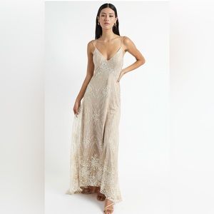 Called Out Dress in Rose Gold Sparkle SHOWPO - Never worn with tags